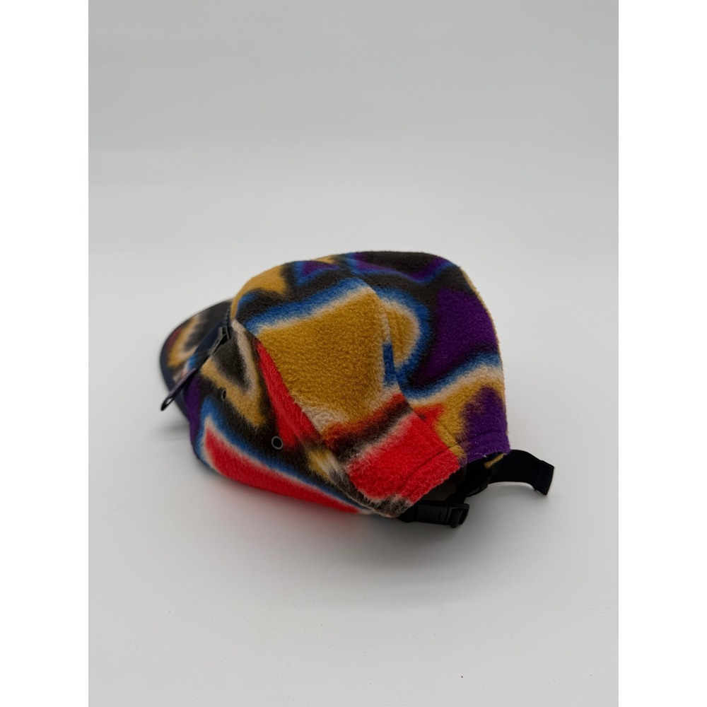 Vintage Patagonia Fleece Cap Aztec Pattern w/ Zip Pocket Rare Synchilla Hat - Picture 7 of 11